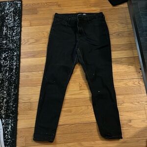 Black Rockstar Super Skinny High Rise Old Navy Jeans